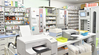 エール薬局　医大前店の調剤室
