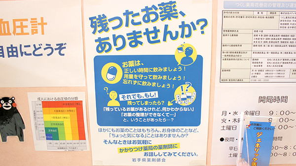 つくし薬局　二戸店の残薬回収サービス