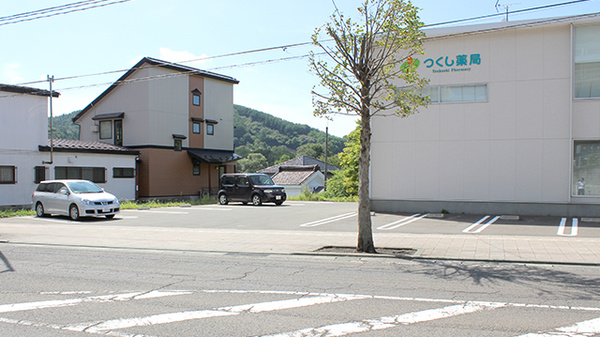 つくし薬局　沼宮内駅前店の駐車場
