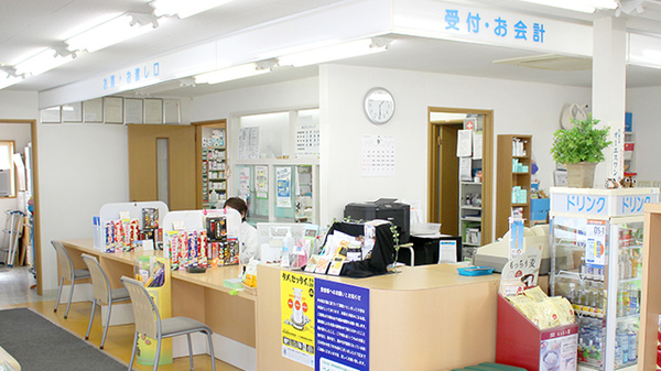 つくし薬局　遠野店の受付/カウンター