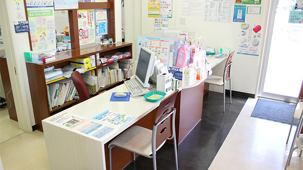 つくし薬局　川崎店の受付/カウンター