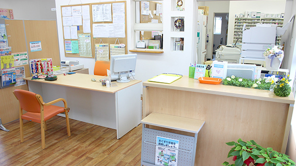 つくし薬局　千厩店の受付/カウンター