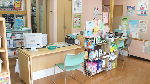 つくし薬局　猪川店の受付/カウンター