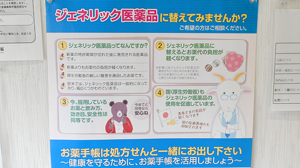 村田調剤薬局　大台店のジェネリック対応