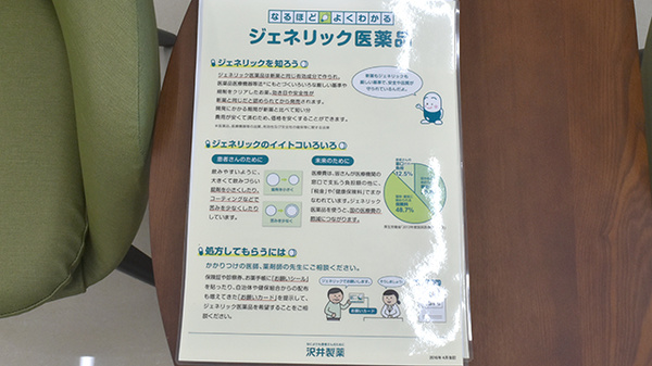 ユタカ薬局浜甲子園のジェネリック対応