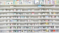 スギ薬局　新所沢店の薬棚