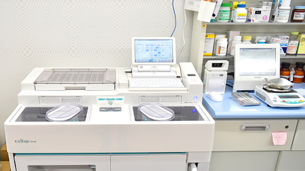 牛田みらい薬局の調剤器具