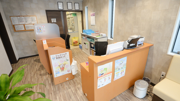 こぐま薬局の受付/カウンター