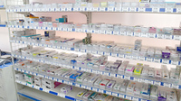 モリ薬局筥松店の薬棚