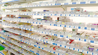 モリ薬局上津店の薬棚