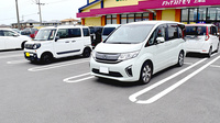 モリ薬局上津店の駐車場