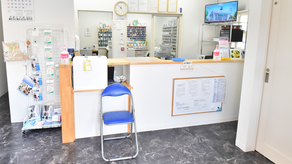 こすもす薬局御船店の受付/カウンター