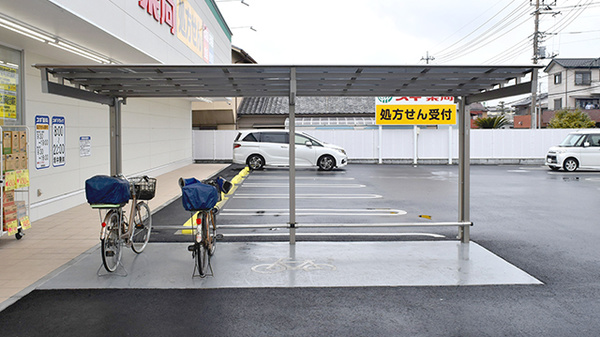 スギ薬局　本庄東台店の駐輪場