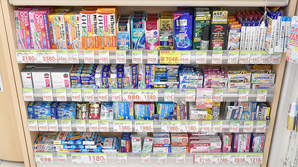 スギ薬局　宮崎台店の一般医薬品