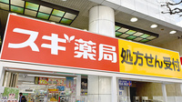 スギ薬局　新宿二丁目店の看板