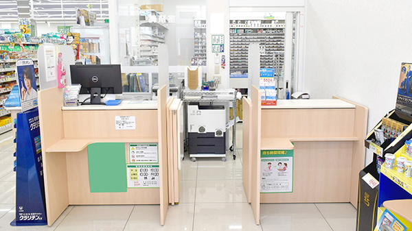スギ薬局　江戸川南店の受付/カウンター