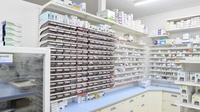 スギ薬局　柳津店の薬棚