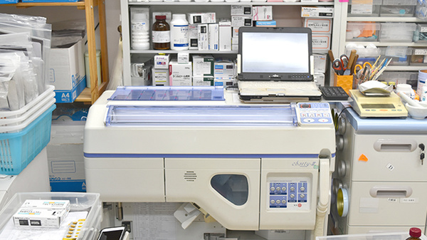 まきた薬局の調剤器具