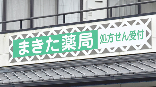 まきた薬局の看板