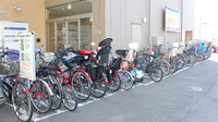 ココカラファイン薬局ハートアイランド店の駐輪場