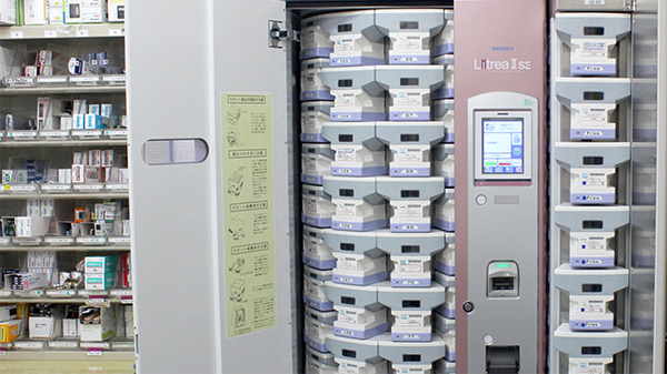 東邦薬局市原鶴舞店の調剤器具
