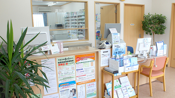 東邦薬局海保店の受付/カウンター