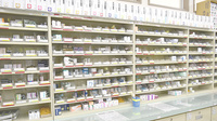 ココカラファイン薬局みたき店の薬棚