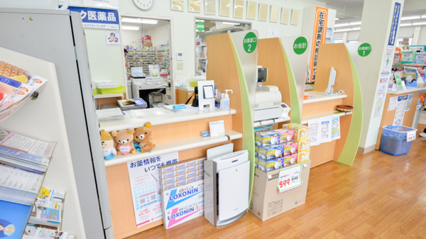 ココカラファイン薬局紀伊長島店の受付/カウンター
