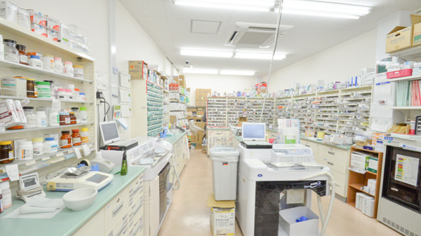 ココカラファイン薬局紀伊長島店の調剤室