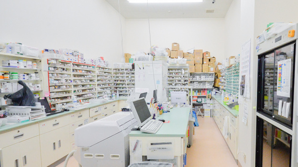 ココカラファイン薬局ミタス伊勢店の調剤室