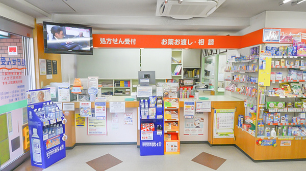セガミ薬局日本橋店の受付/カウンター