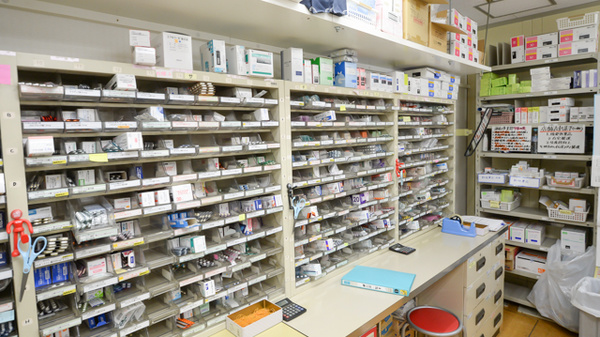 セガミ薬局愛染橋店の調剤室