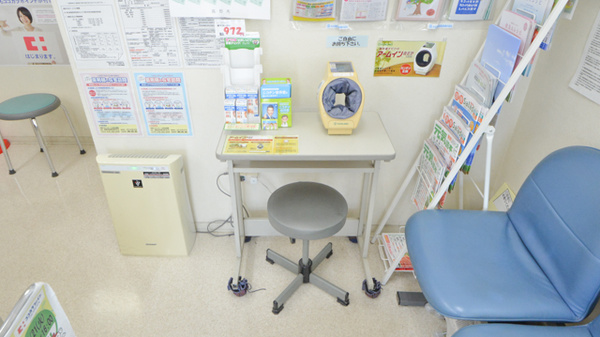 ライフォート米田北薬局の血圧計