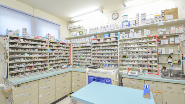 ライフォート米田北薬局の調剤室