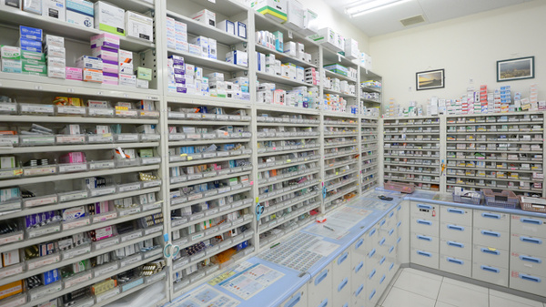 セガミ薬局堂島店の調剤室