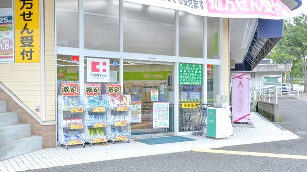ライフォートパークタウン薬局の入口