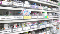 ミモザ薬局の薬棚