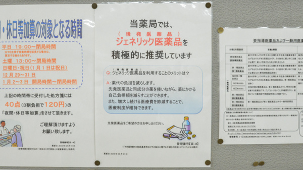 調剤薬局ツルハドラッグ富良野店のジェネリック対応