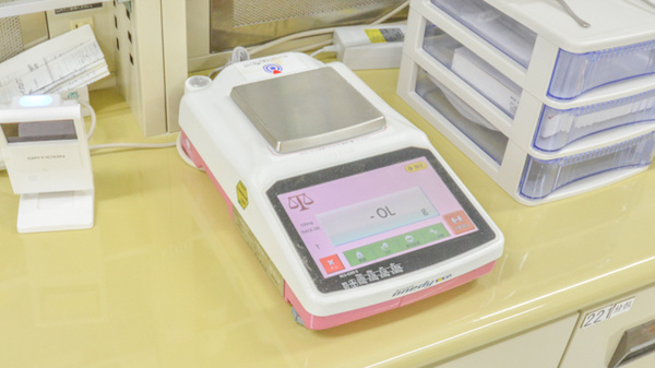 調剤薬局ツルハドラッグ羽幌店の調剤器具