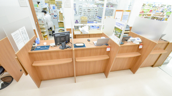 調剤薬局ツルハドラッグ松前店の受付/カウンター