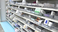 調剤薬局ツルハドラッグ石巻中里店の薬棚