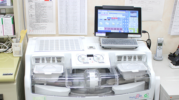 調剤薬局ツルハドラッグ二本松店の調剤器具