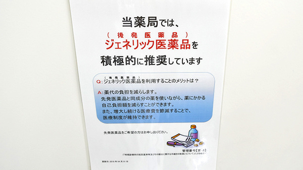 調剤薬局ツルハドラッグ燕吉田店のジェネリック対応