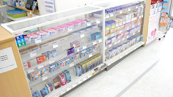 調剤薬局ツルハドラッグ男鹿店の一般医薬品
