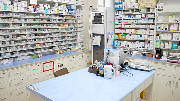 調剤薬局ツルハドラッグ秋田御所野店の調剤室