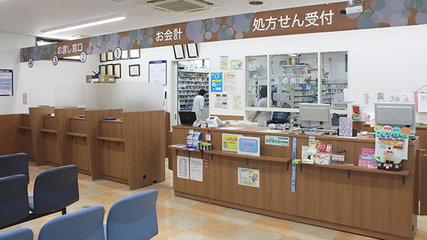 薬局くすりの福太郎木更津２号店の受付/カウンター