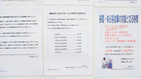 ウォンツ薬局三次店の一包化対応