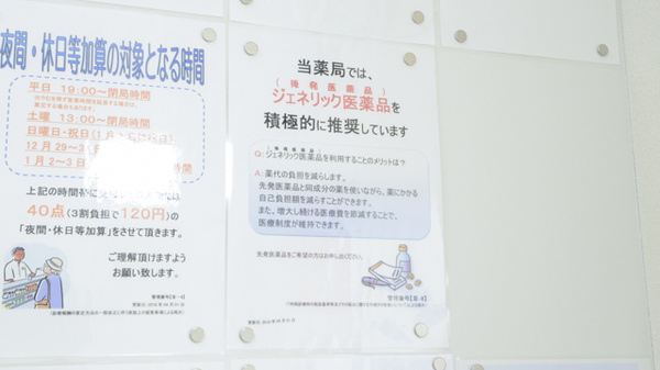 ウェルネス薬局　淀江店のジェネリック対応