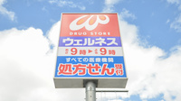 ウェルネス薬局　大庭店の看板