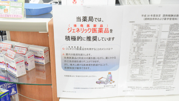 レデイ薬局宇和インター店のジェネリック対応
